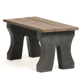 3' Recycled Trail Bench