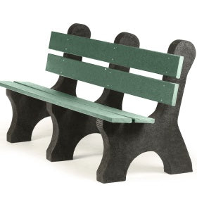 6' Recycled Park Bench