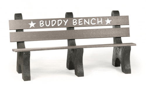 6' Recycled Buddy Bench