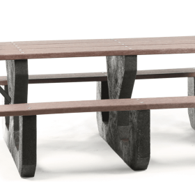 8' Wheelchair Accessible Recycled Picnic Table