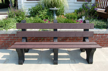 Load image into Gallery viewer, 6&#39; Recycled Park Bench
