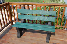 Load image into Gallery viewer, 3&#39; Recycled Park Bench
