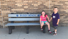 Load image into Gallery viewer, 6&#39; Recycled Buddy Bench
