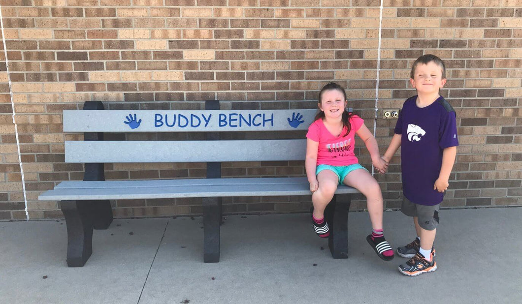 6' Recycled Buddy Bench